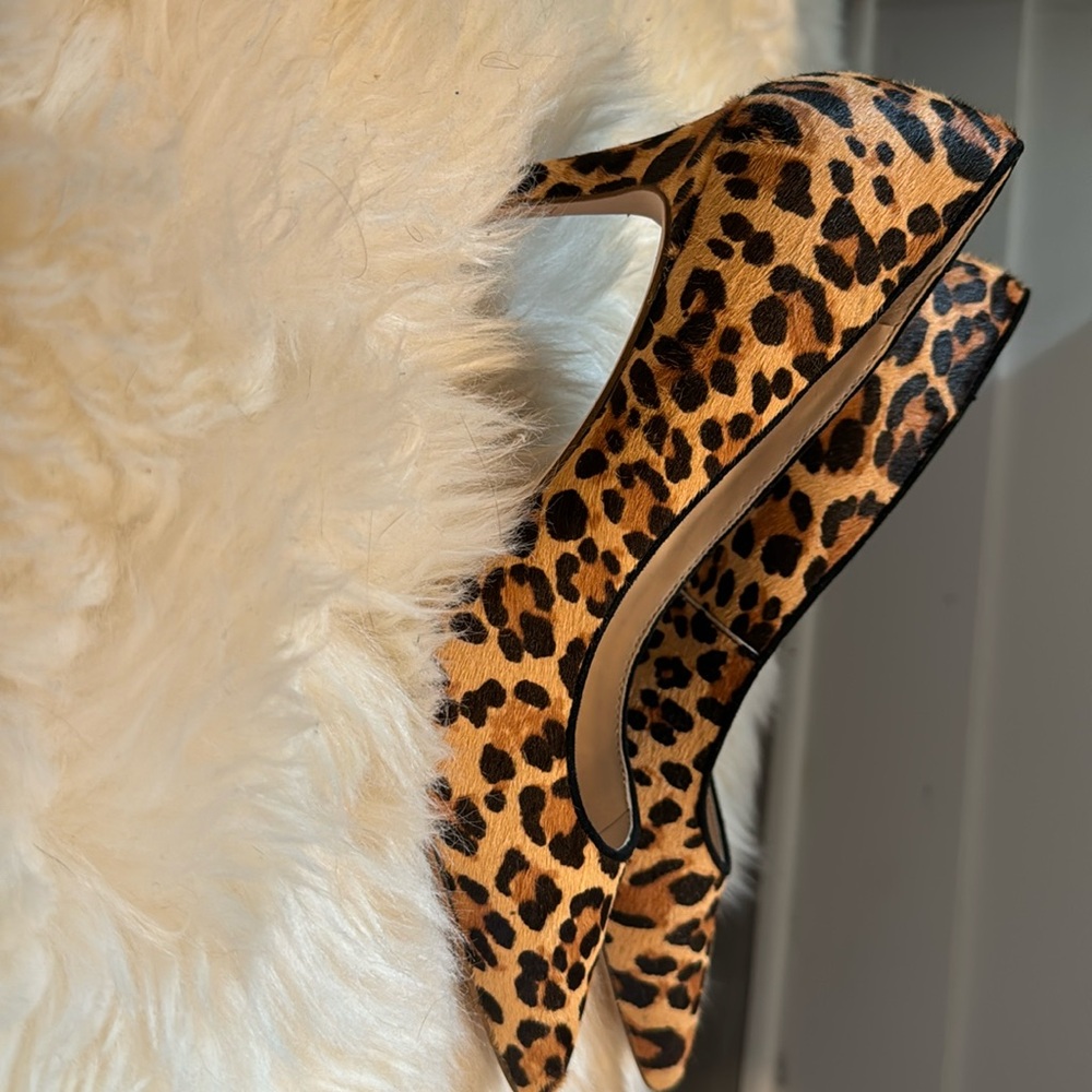Leopard print high heel shoe by Jessica Simpson